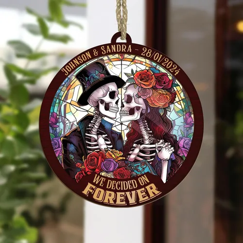 Miniatura 17 de Adorno personalizado de cerámica para parejas, adornos personalizados, regalo romántico de boda, regalo romántico para parejas, regalos de despedida