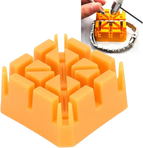 Miniatura 2 de plplaaoo Herramientas de reloj, Soporte de banda de reloj, Kit de reloj, Kit de reparación de reloj, Kit de herramientas de la banda de reloj, Reloj