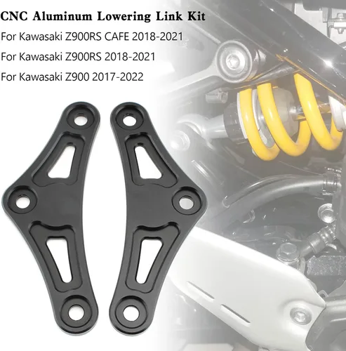 Miniatura 3 de Kit de eslabones de bajada de aluminio CNC de 1.181 in para Kawasaki Z900RS CAFE 2018-2021, Z900RS 2018-2021, Z900 2017-2022