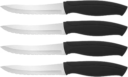 Miniatura 18 de Farberware – Cuchillo Santoku Precise Slice para pelar, 3.5 pulgadas, color rojo