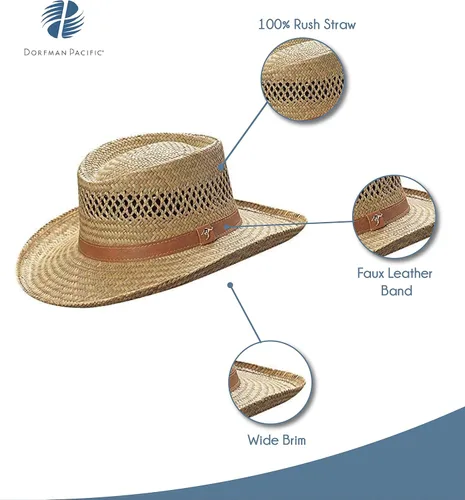 Miniatura 3 de Dorfman Pacific Co.Sombrero Rush Gambler para hombre