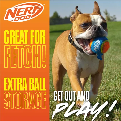 Miniatura 3 de Nerf - Juguete de pelota de tenis para perro, ideal para pescar, recarga manos libres, lanza hasta 50 pies, pelotas incluidas, varios tamaños