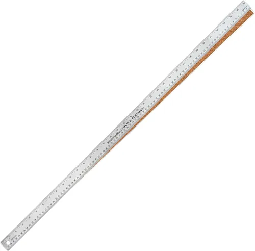 Miniatura 16 de Regla de metal de 12 pulgadas de Breman Precision con respaldo de corcho – Regla de borde recto de acero inoxidable, flexible, antideslizante