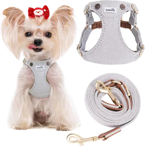 Miniatura 13 de Arnés para Perro, Arnés Sin Tirones para Perros y Conjunto de Correa Multifunción para Perros Medianos Caminata Fácil Diaria Chaleco Arnés