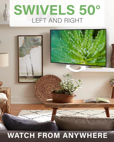 Miniatura 6 de SANUS Soporte de TV de movimiento completo – Soporte de pared de TV de 32 a 55 pulgadas que se inclina, se extiende y gira – Fácil instalación