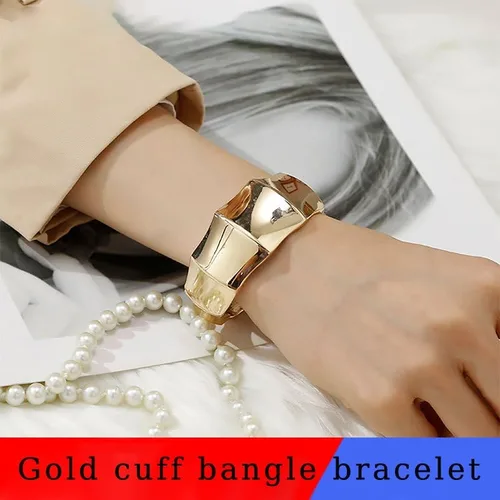 Miniatura 2 de INENIMARTJ Pulseras de oro para mujer, pulseras gruesas de oro, pulseras envolventes de oro