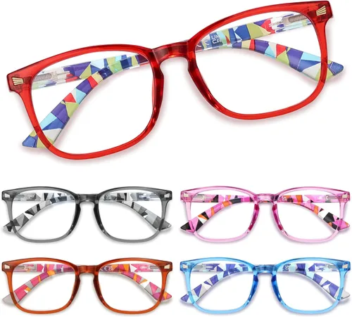 Miniatura 10 de CCVOO 2.5 Lentes de lectura para mujer, gafas de lectura, lentes de lectura de luz azul para mujer, gafas de lectura *Mezcla C1