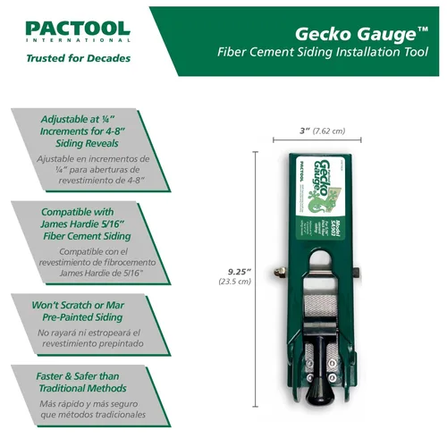 Miniatura 2 de PacTool International SA903 2-Piece Gecko Calibrador para revestimiento