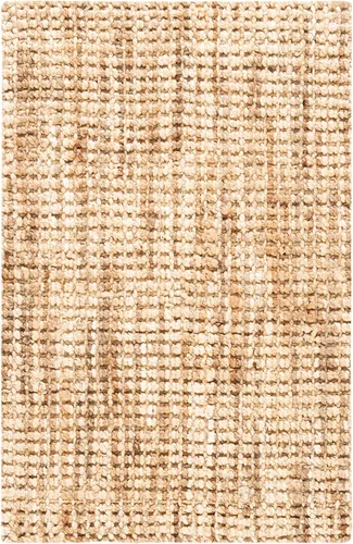 Miniatura 5 de SAFAVIEH Natural Fiber Collection - Alfombra decorativa de 3 x 5 pies, natural y crema, yute hecho a mano, ideal para zonas de alto tráfico