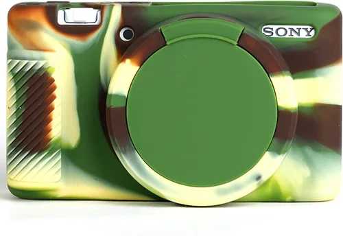 Miniatura 5 de Profesional seguro silicona cámara caso cubierta cubierta cuerpo piel para Sony ZV-1 ZV1 ZV 1 Digital Vlogger cámara (blanco)