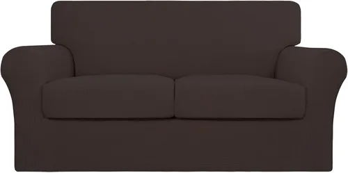 Miniatura 25 de Easy-Going - 4 piezas de funda elástica para sofá de gran tamaño para perros, lavable, para 3 cojines separados, protector de muebles elástico