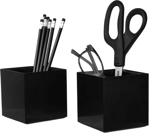 Miniatura 7 de Organizador de escritorio Bostitch Office Konnect con taza para lápices, soporte para bolígrafos, paquete de 2, blanco
