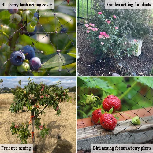 Miniatura 7 de Red para valla de ciervos, 6.5 x 13 pies para protección del jardín, 0.5 oz/yd² fuerte y reutilizable para pájaros, protege verduras, tomates