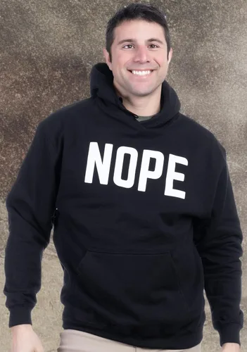 Miniatura 7 de Ann Arbor T-shirt Co. NOPE - Sudadera con capucha con capucha con sarcasmo sarcástico gruñón, mala actitud para papá, hombre y abuelo