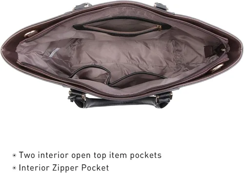 Miniatura 71 de Dasein Satchel Purse Handbag for Women Large Shoulder Work Tote Bag With Matching Wallet