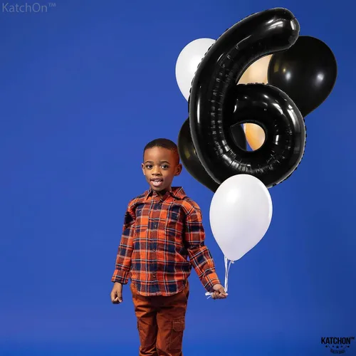 Miniatura 744 de KatchOn, Globo grande azul número 2 de 40 pulgadas Decoraciones de cumpleaños de Baby Shark para niño de 2 años Globo azul número 2 Globo