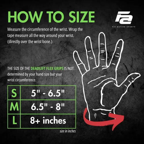 Miniatura 2 de Fit Active Sports Puños suaves de peso muerto para levantamiento de pesas, levantamiento de potencia, peso muerto, filas y dominadas, muñequeras