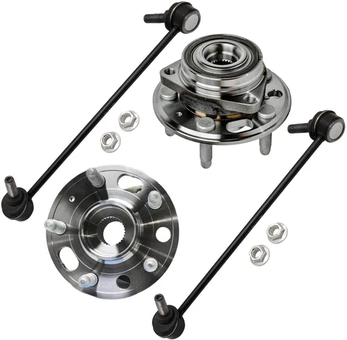 Miniatura 292 de Detroit Axle - Kit de nudillos de dirección delantera izquierda para Ford Edge Lincoln MKX 07-10, cojinete de rueda del lado del conductor, nudillo