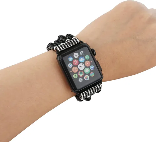 Miniatura 3 de Compatible con Apple Watch Band de 38/40/41/42/44/45/49 mm para mujeres, iWatch Bands Series 9/8/7/6/5/4/3/2/1, correa de reemplazo de pulsera