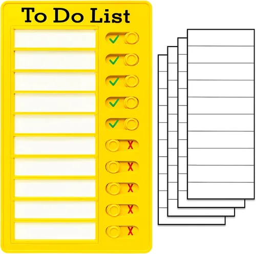 Miniatura 7 de Tabla de tareas para niños, lista de tareas, tabla de rutina diaria y lista de verificación de planificación y tabla de planificación portátil