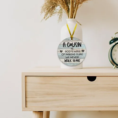 Miniatura 6 de REWIDPARTY Regalos Graciosos de Primo para Mujeres y Hombres, Un Primo es la Manera de Dios de Asegurarse de que Nunca Caminemos Solos, Regalos