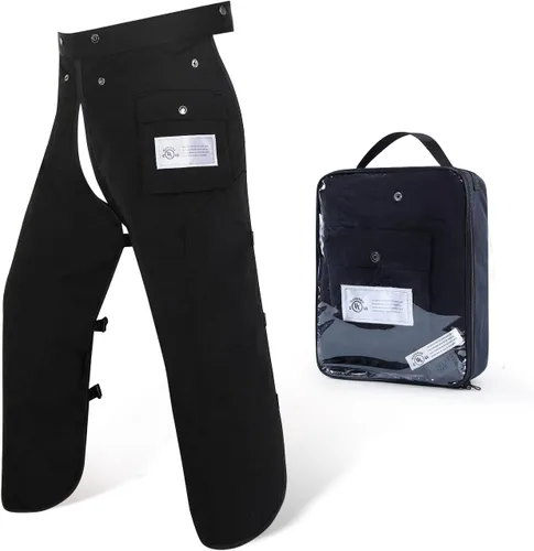 Miniatura 14 de Chaparreras para motosierra con delantal de 8 capas para hombres/mujeres leñadores trabajadores forestales pantalones protectores para motosierra