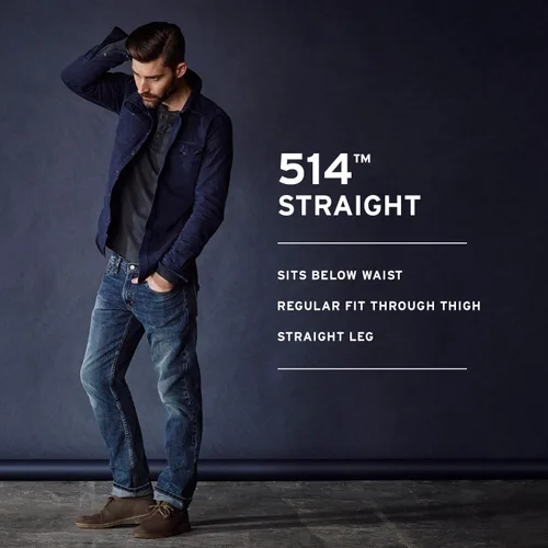 Miniatura 6 de Levi's - Jeans 514 de corte recto para hombre (también disponible en tallas para personas grandes y altas)