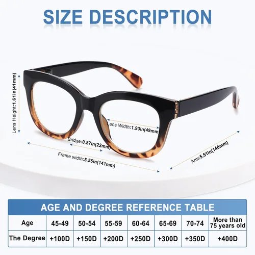 Miniatura 2 de Lentes de lectura progresivas multifocales para mujeres y hombres, bloqueo de luz azul, para computadora, lectores multifocales no lineales con A4