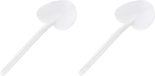 Miniatura 14 de Restaurantware Cucharas de postre de 3.5 pulgadas x 1.3 pulgadas, 100 mini cucharas desechables – Cucharas de degustación de plástico amarillo bebé