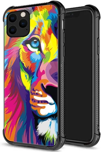 Miniatura 28 de ZHEGAILIAN Funda para iPhone 13, protección de grado militar, esquinas a prueba de golpes, funda antiarañazos para iPhone 13, águila americana