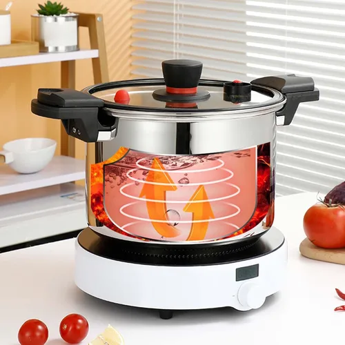 Miniatura 8 de Olla a presión de gran capacidad Fácil de usar Olla de presión Estufa eléctrica Estufa Ollas de ahorro de energía