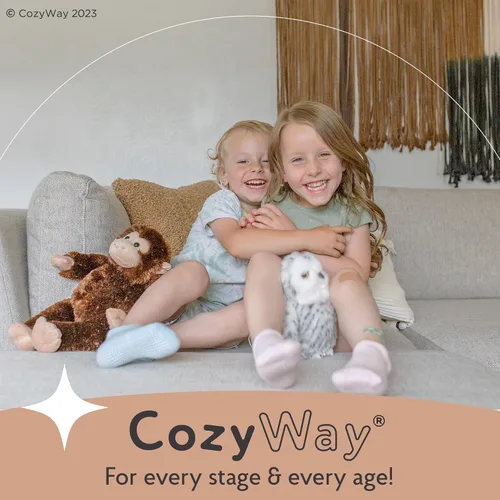 Miniatura 6 de CozyWay - Medias antideslizantes para niños con agarre, 12 pares de calcetines antideslizantes para niños y niñas de 1 a 9 años, Variados, 3-5T