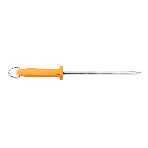 Miniatura 5 de UltraSource-449998 Acero de Afilar, Grueso, 10", Afilador de Acero de Carnicero con Mango Naranja