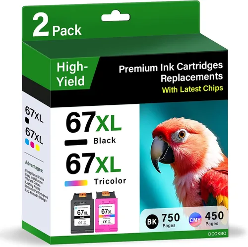 Miniatura 10 de Tinta de impresora 21XL 22 XL de repuesto de alto rendimiento para cartuchos de tinta HP 21 22 Paquete de 2 cartuchos de tinta 21 22 XL