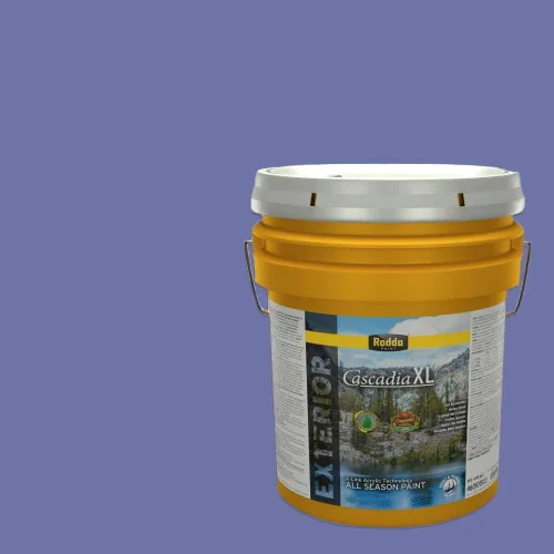 Miniatura 85 de Rodda Paint CASCADIA XL Pintura e imprimación satinada exterior en uno, cuarto de galón, Aquafir