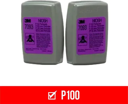 Miniatura 2 de 3M 7093, P100, 1 par de filtros 7023 por paquete