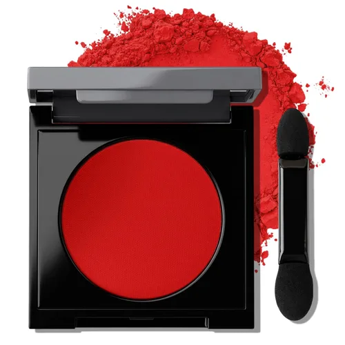 Miniatura 44 de Erinde Sombra de Ojos Negra, Sombra de Ojos Mate en Polvo Compacto, Maquillaje de Párpado de Tono Mate para Mujeres, Alta Pigmentación, Larga 01#