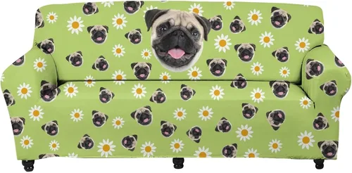 Miniatura 8 de Forchrinse Funda de sofá con estampado navajo africano para sofá de 1 cojín, funda elástica para sofá, protector de muebles para casa rural, hogar