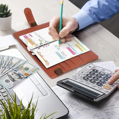 Miniatura 7 de Toplive Paquete de 3 Papel de Repuesto para Planificador A6 y Hojas de Presupuesto, Planificador Mensual Semanal Hojas Sueltas Insertos 6 Agujeros