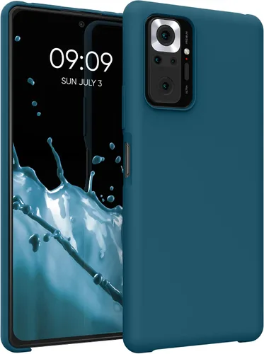 Miniatura 10 de kwmobile Funda compatible con Xiaomi Redmi Note 10 Pro - Funda de silicona TPU con acabado suave - Negro