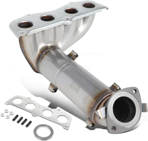 Auto Dynasty Kits de tubos de escape de convertidor catalítico delantero de estilo de fábrica compatibles con Toyota Camry 2.4L Hybrid 2007-2011,