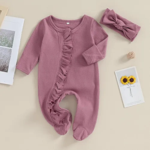 Miniatura 3 de Twopumpkin Trajes para recién nacidos, mameluco de punto, mameluco para recién nacido, traje para recién nacido, ropa neutra de género