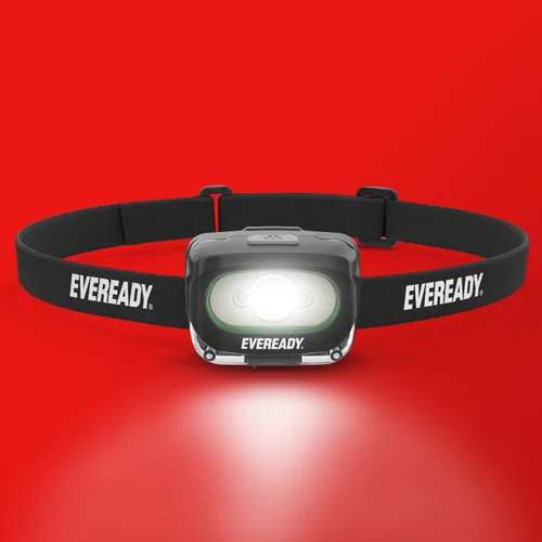 Miniatura 3 de Eveready Linterna frontal recargable LED, faro resistente al agua para exteriores, camping y luz de trabajo mecánico