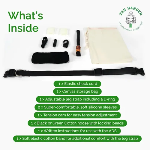 Miniatura 3 de Zen Hanger Estirador de pene para todo el día (ADS) - Kit de dispositivo extensor de pene ajustable para ampliación