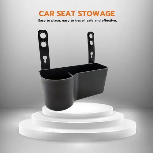 Miniatura 2 de Portavasos de coche, organizador para reposacabezas de asiento, bolsillo para bebidas, caja de almacenamiento de alimentos para teléfonos celulares