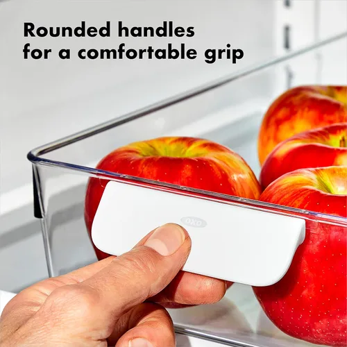 Miniatura 3 de OXO Good Grips - Contenedor de organización para nevera, 5 x 14 pulgadas, para tazas de yogur, productos pequeños, contenedores de bayas y más