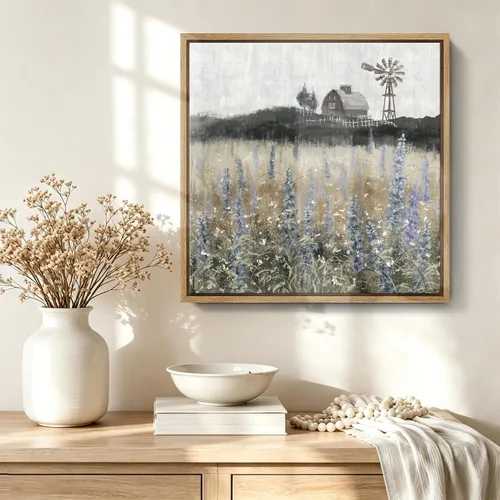 Miniatura 19 de Arte de pared para decoración de baño, imagen de playa azul, tema oceánico, impresión en lienzo de flores, pintura moderna de paisaje marino