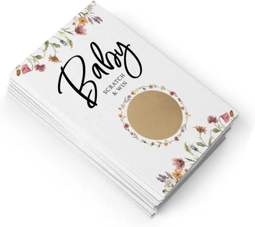 Miniatura 4 de Printed Party Consejos y deseos para los nuevos padres: tarjetas de consejos para baby shower, deseos para mamá y papá, revelación de género niño