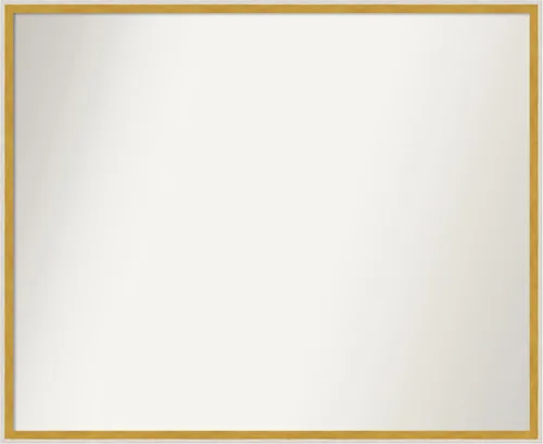 Miniatura 784 de Amanti Art Espejo de baño blanco para sobre el fregadero, 32 x 45 pulgadas, espejo de tocador rectangular blanco esbelto, marco de madera moderno