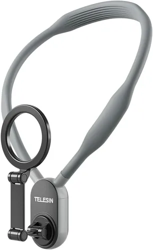 Miniatura 9 de TELESIN Montura Magnética para Cuello para Teléfonos, Soporte para Teléfono Celular Colgante en el Cuello POV/Vlog Selfie Collar Manos Libres Correa